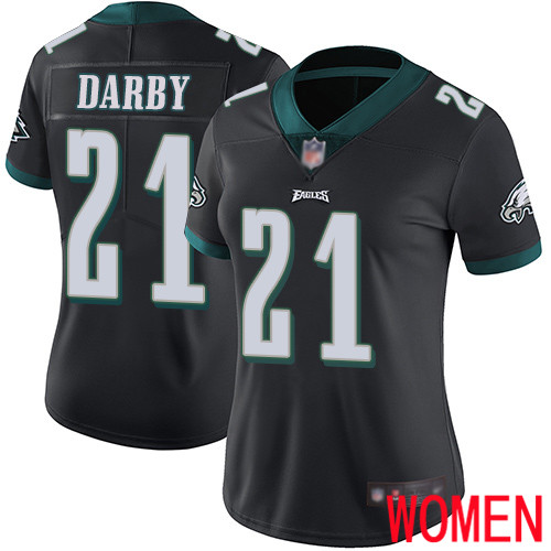 Women Philadelphia Eagles #21 Ronald Darby Black Alternate Vapor Untouchable NFL Jersey Limited Player Football